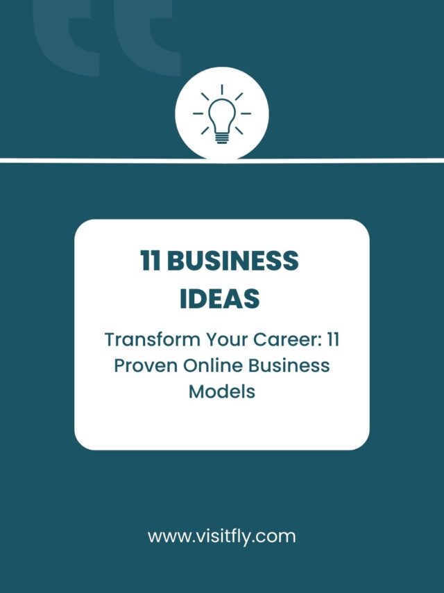 Transform Your Career: 11 Proven Online Business Models
