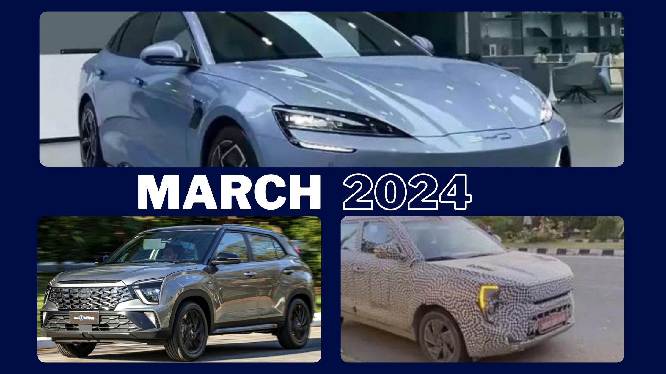 Upcoming car launches in March 2024